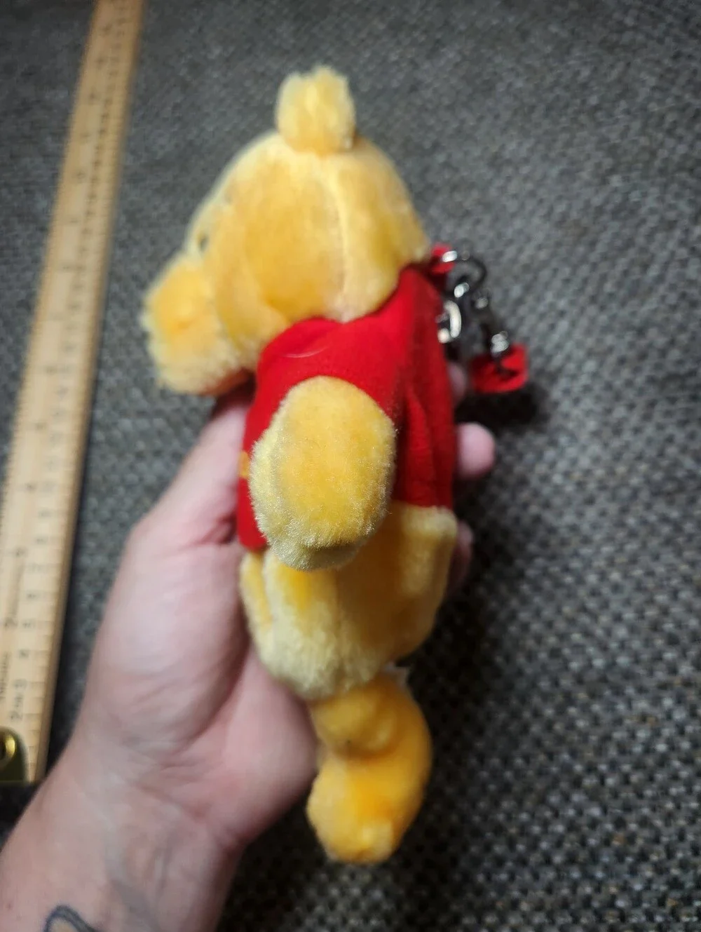 Vintage Disney Store Mini Bean Bag Plush Keychain
